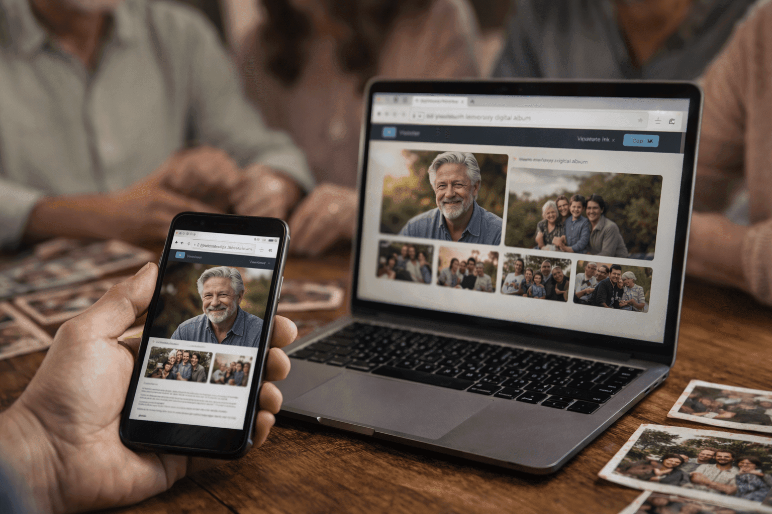 Cómo compartir un memorial digital con tu familia