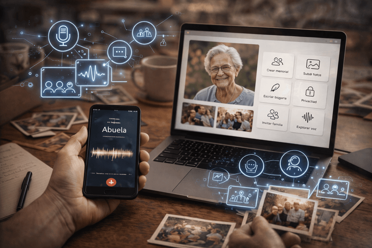 Inteligencia artificial y duelo: cómo la tecnología ayuda a recordar